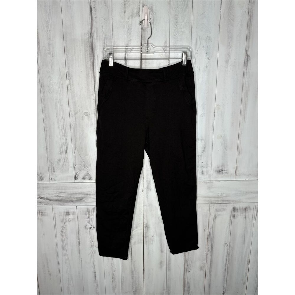 FRANK & EILEEN MURPHY BILLION DOLLAR RAW HEM CROP STRETCH LEGGINGS PANTS BLACK L